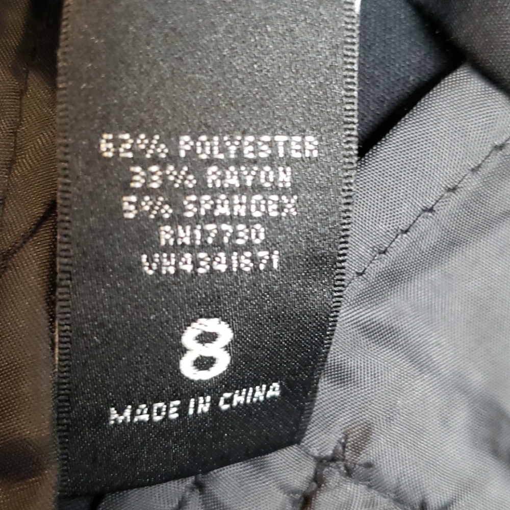 Mossimo Black Dress Pants Modern Fit NWT sz 8 - Picture 8 of 8